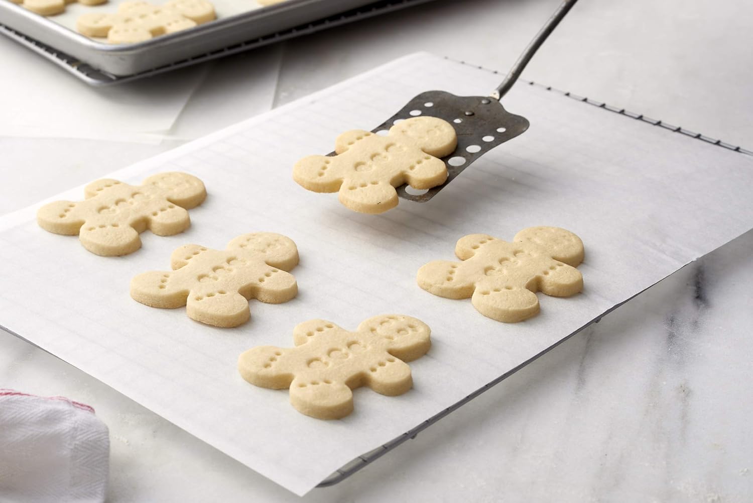 King Arthur, Pre-Cut Baking Parchment Paper, Heavy Duty, Professional Grade, Nonstick, Reusable, Resealable Pack, Fits 18" X 13" Pan, 100 Count : Home & Kitchen