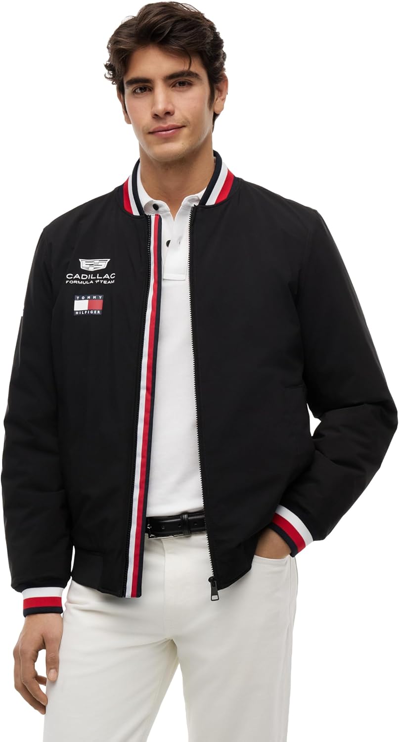 Tommy Hilfiger Formula 1 mens Tommy X Cadillac F1® Team Replica Bomber