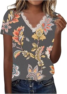 BaoDan Boho Tops Tshirts for Girls' Extendible Relaxed Long Sleeve Gentle Halter Neck Wintertide Simple Embossed Flowers