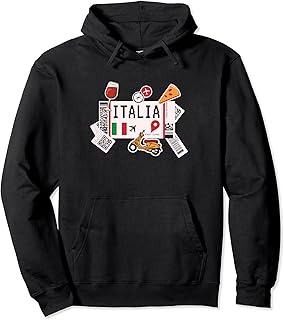 Italy vacation flight ticket family vacation in Italia Pullover Hoodie