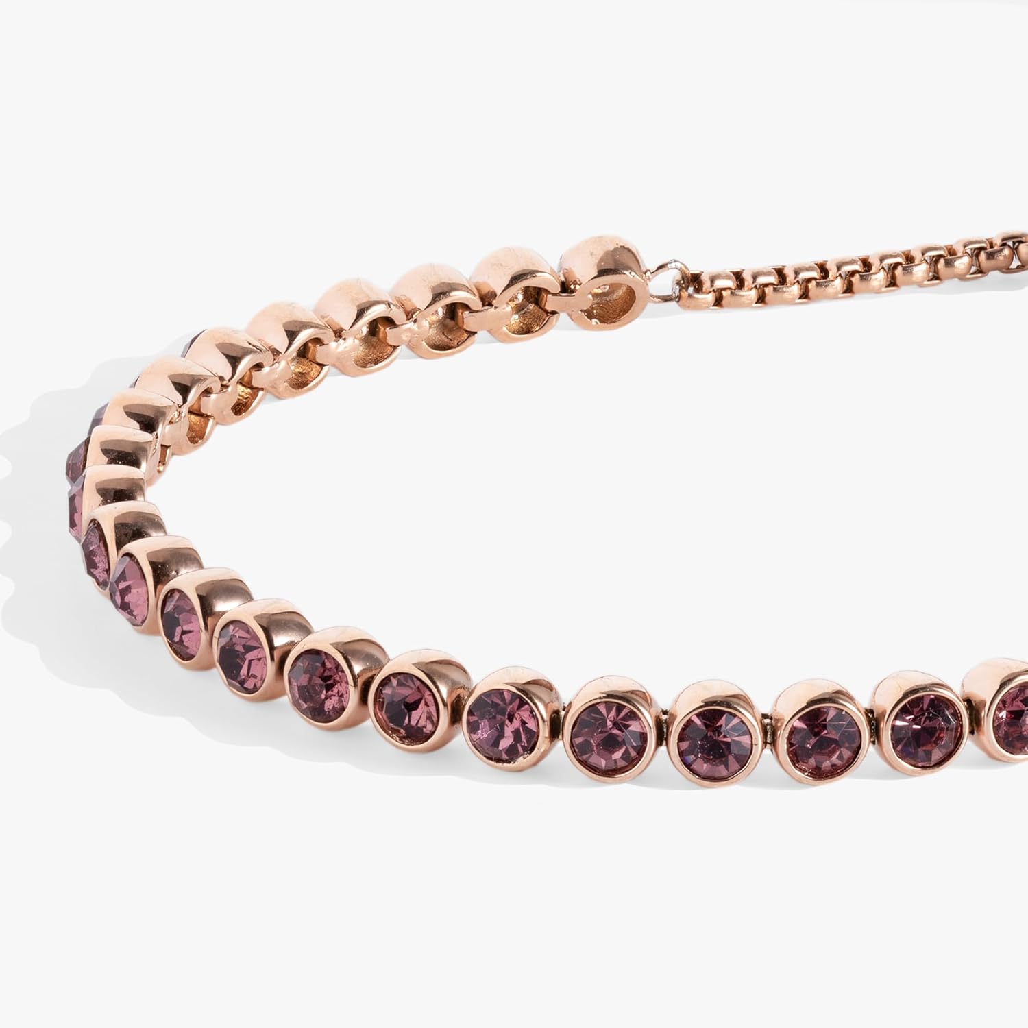 Alex and Ani Bolo Crystal Tennis Bracelet