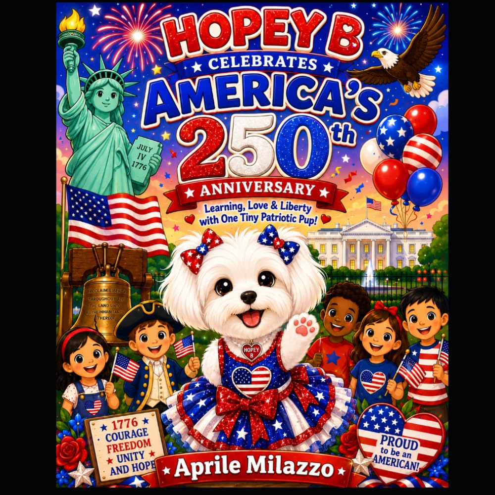 Hopey B Celebrates America's 250th Anniversary: Learning, Love & Liberty with One Tiny Patriotic Pup (The Pawsitivity Adventures of Lil Hopey B)