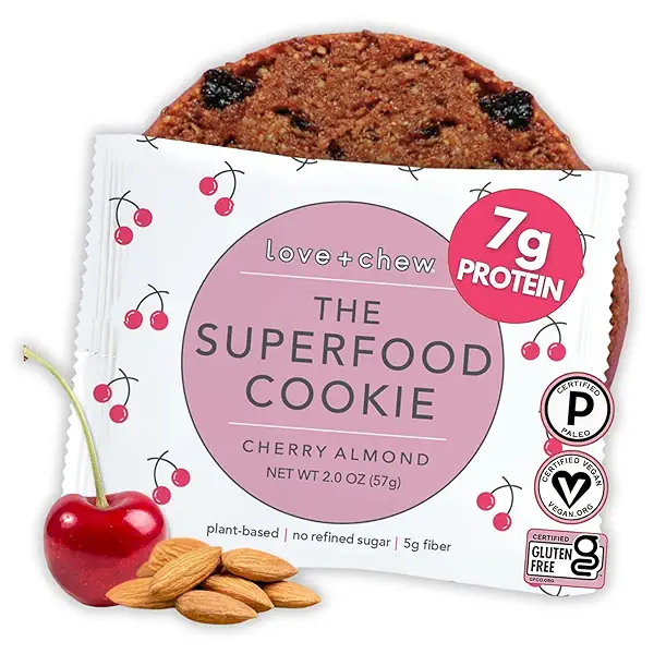 Love and Chew Cherry Almond Superfood Cookie, 2 OZ 1