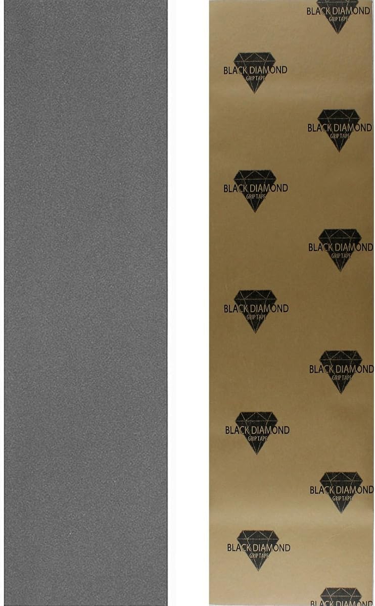 Hoja de cinta de agarre para monopatín Longboard Black Diamond, 10 "x 48"