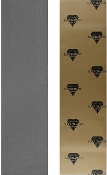 Black Diamond Longboard Skateboard Grip Tape Sheet 10" x 48"