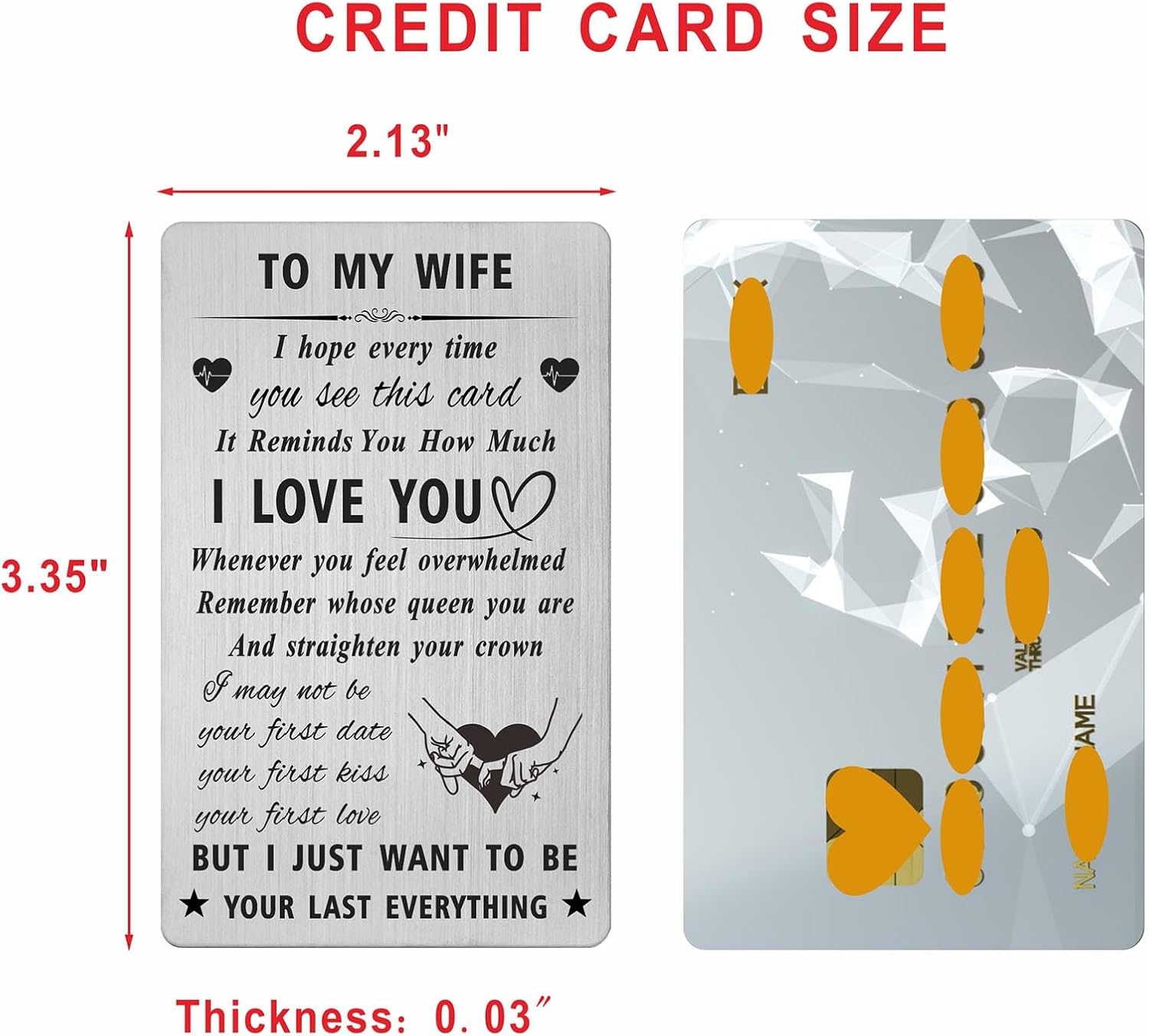 Gezxin Wife Valentines Day Card from Husband, Romantic Wife Birthday Anniversary Sweetest Day Mother's Day Easter Gifts - Image 2