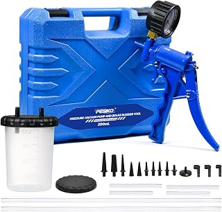 Hand Vacuum Pump Brake Bleeder kit One Person, Brake Clutch Bleeding Tune-up Kit for Brake Bleeding and Automotive Tester Blue