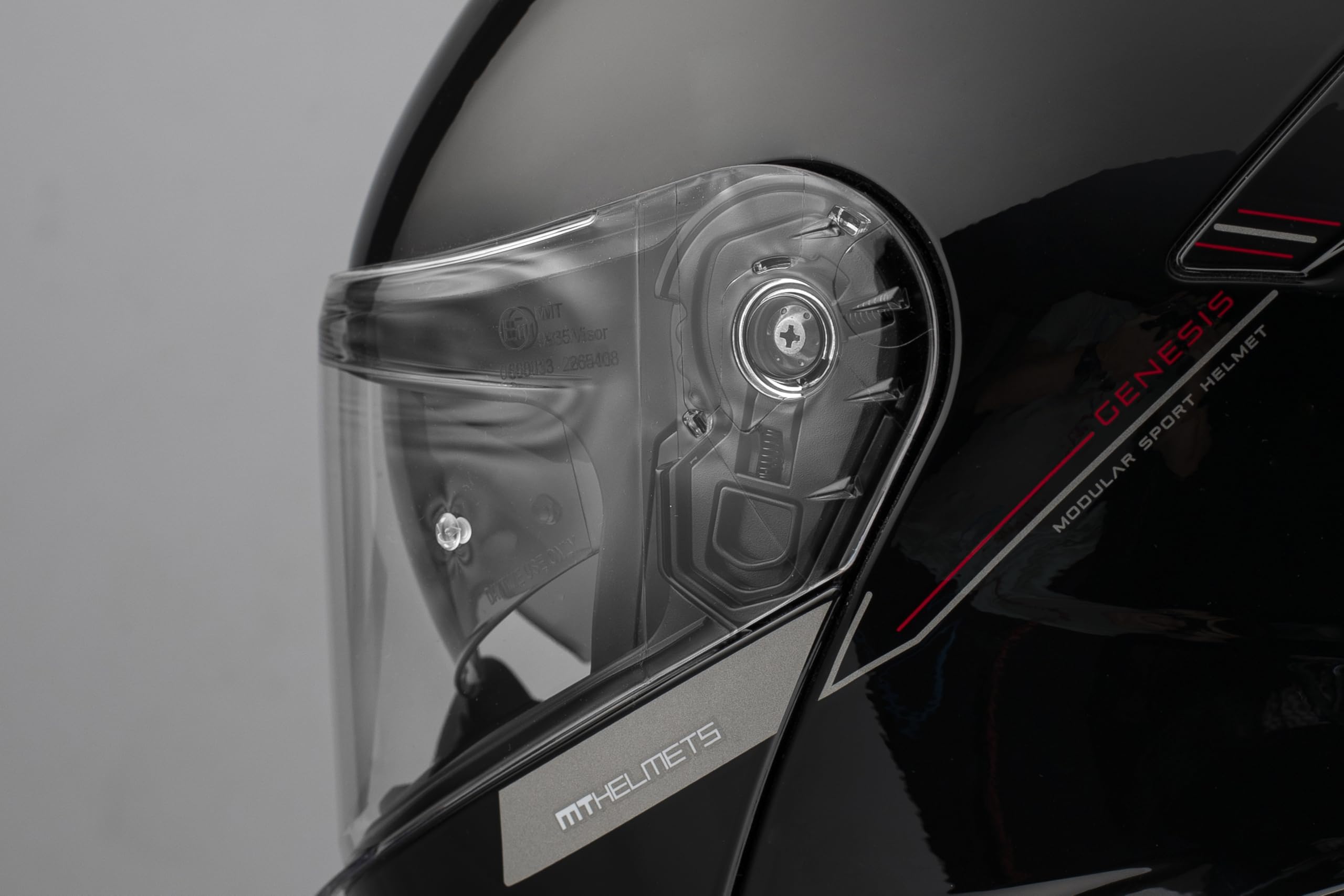 MT Helmets Genesis SV – Casco Moto Modular con Visor Solar Retráctil, Calota HIRP, Pantalla Antivaho y Preparado para Intercomunicador | Homologado ECE 22.06 & DOT