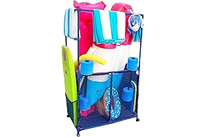 Enhance Your Poolside Oasis: Towel Top Pool Float with Storage Bin