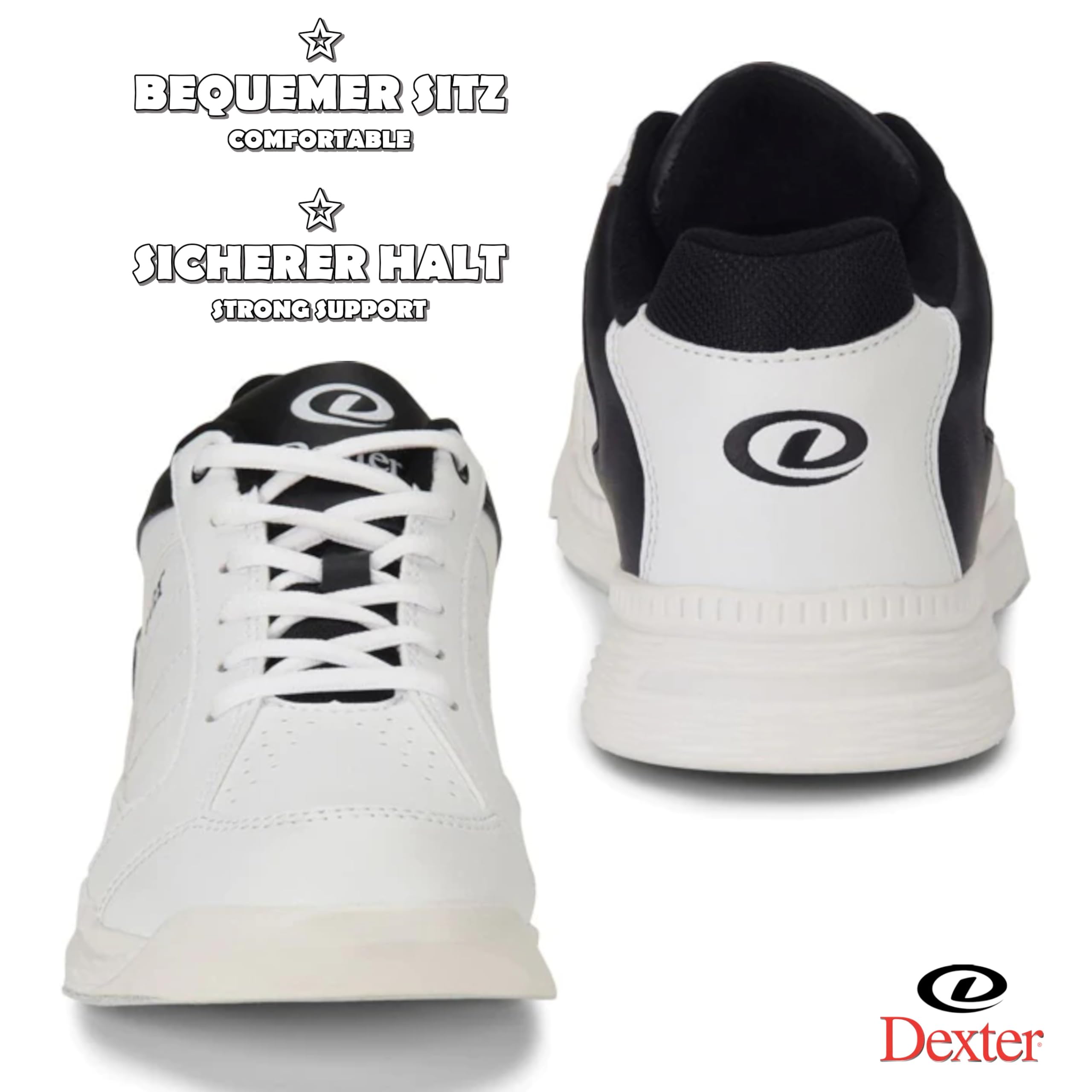 EMAX | Chaussures de Bowling - Dexter Ricky IV | Femmes Hommes Enfants à Semelles antidérapantes | Bowling-Shoe