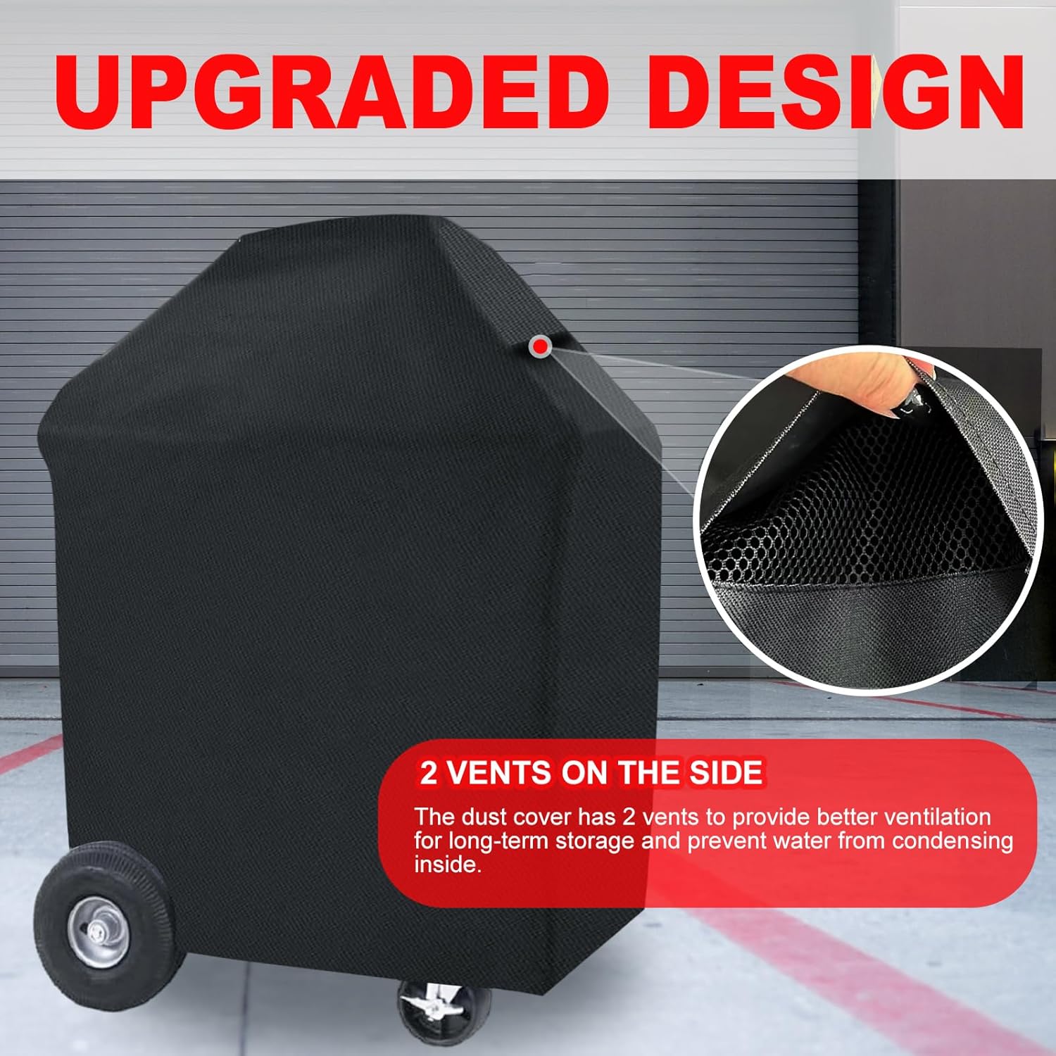 Dust Cover for Robinair Machine, 600D Oxford Dust Cover, Compatible with Robinair A/C RRR Machine, Black