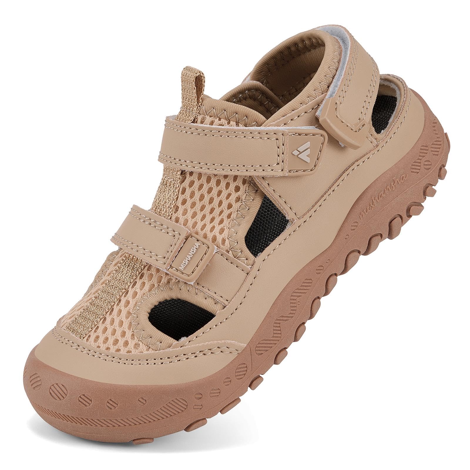 Mishansha Toddler Sandals Kids Hiking Sandals | Boys Girls Summer Shoes Breathable Sandals Sneakers Adjustable Strap Non-Slip Outdoor Walking Hiking Sports Trail Running