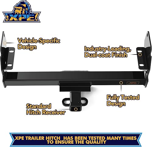 Miniatura 3 de Enganche de remolque para Toyota Tacoma, receptor de enganche de clase 3, enganche de remolque de 2 pulgadas, kit de enganche de remolque negro,