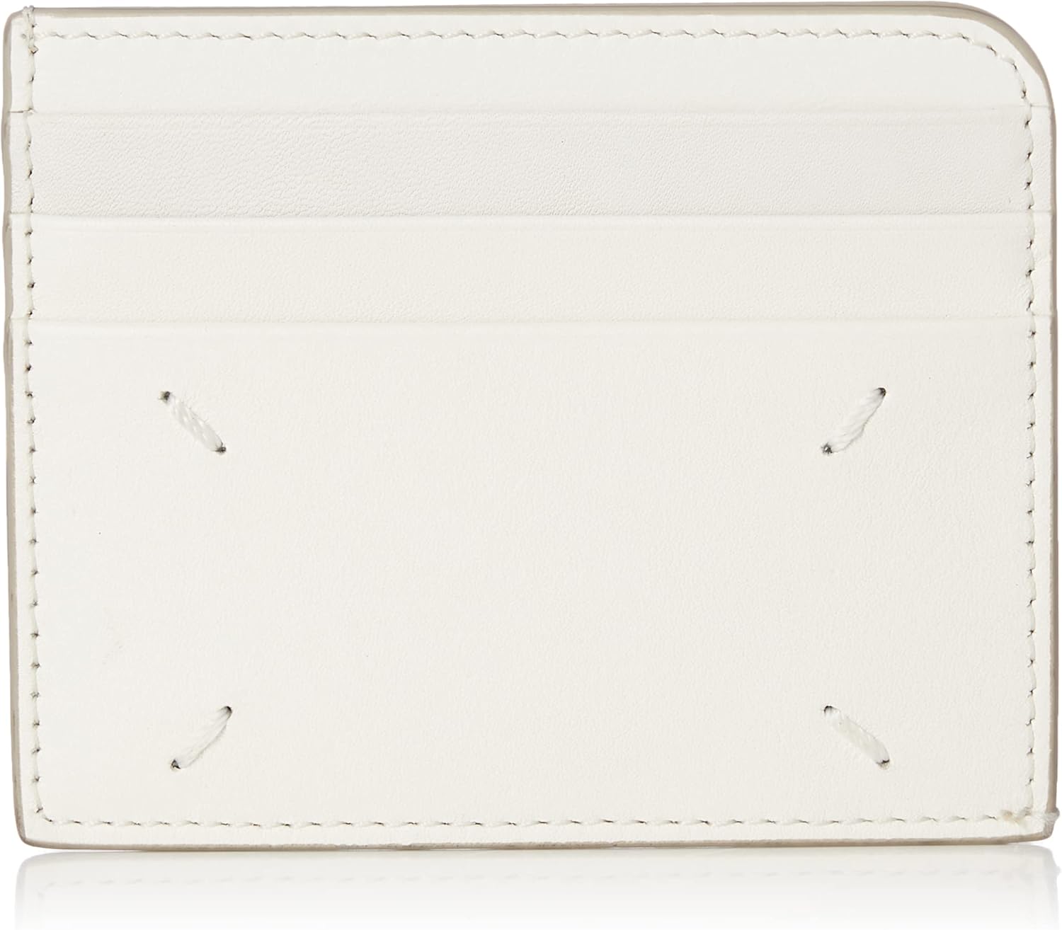 Maison Margiela S56UI0214-P4303 Women's Card Case, White