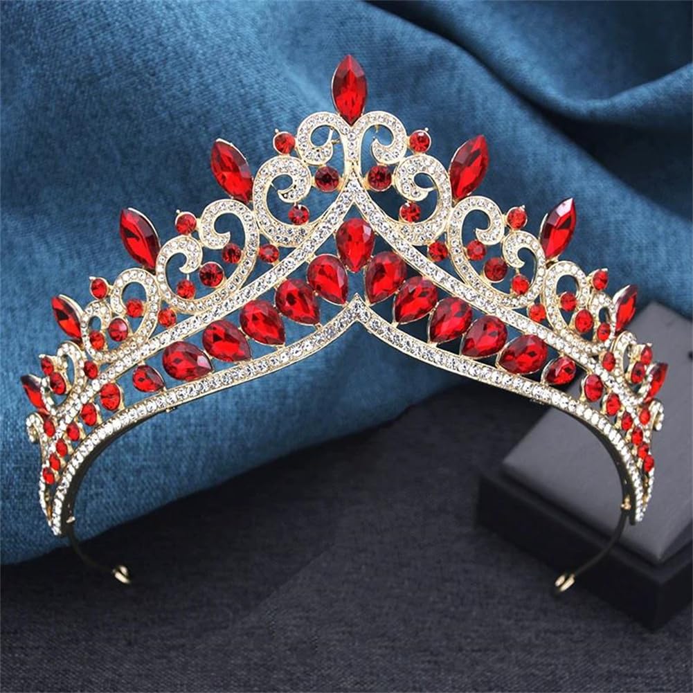 LNNSHX Braut Tiaras Krone für Frauen Braut Stirnbänder Party Diademe Hochzeit Haarschmuck Zubehör