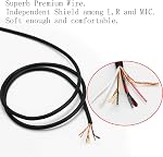 NewFantasia Replacement Audio Cable Compatible with SteelSeries Arctis 3, Arctis Pro Wireless, Arctis 5, Arctis 7, Arctis Pro Gaming Headset 1.3meters/4.3feet