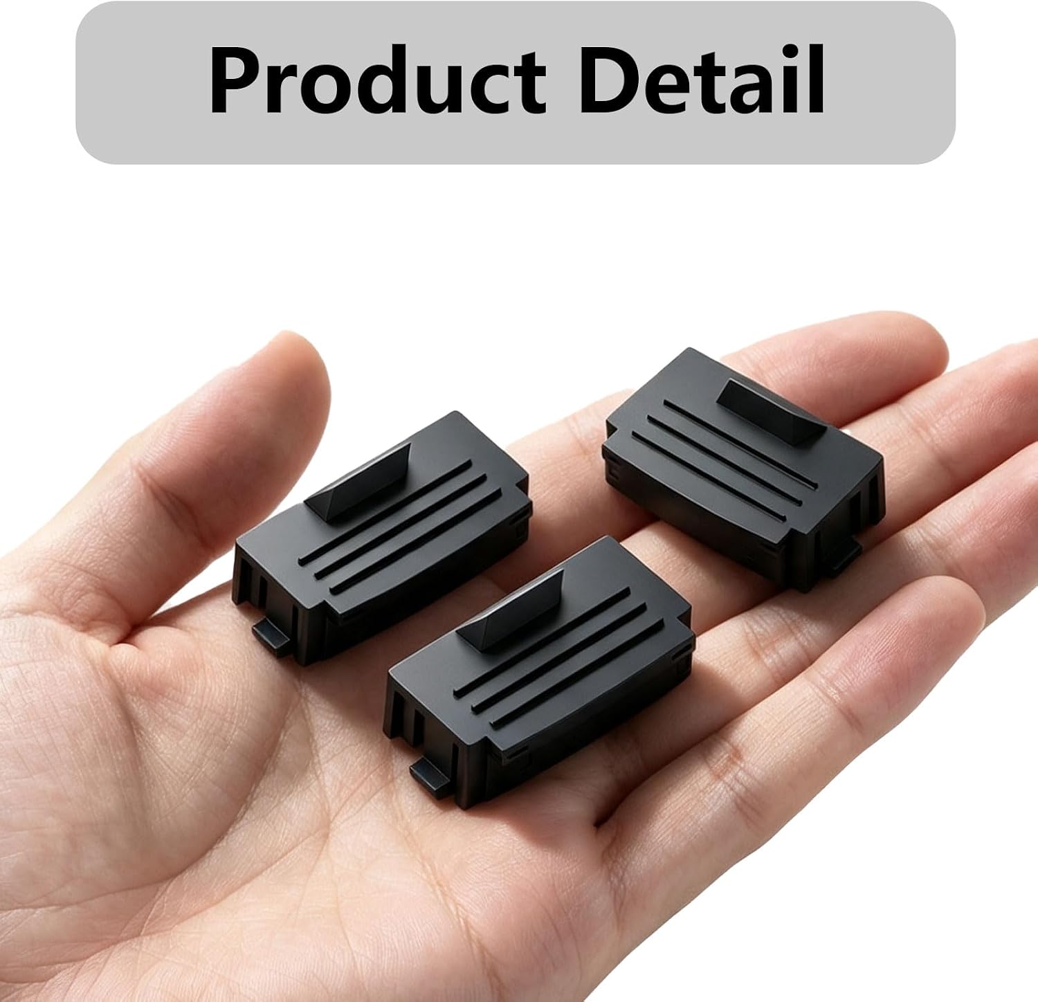 3Pcs Dust Bin Clip Replacement Latch for Shark Matrix Plus Robot Vacuum, Snap-in Secure Locking Replacement Parts