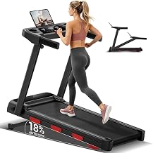 LONTEK Tapis de Course Pliable Inclinable 15%, 12KM/H | Tapis de Marche Inclinable, Treadmill Home avec Moteur 3,0 CV