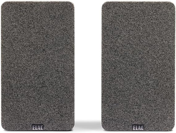 ELAC Debut ConneX DCB41 Compact Speakers for Audio Playback via HDMI, USB, Phono & Bluetooth, Excellent Sound & Premium Design, 1 Set of Active Speakers Black