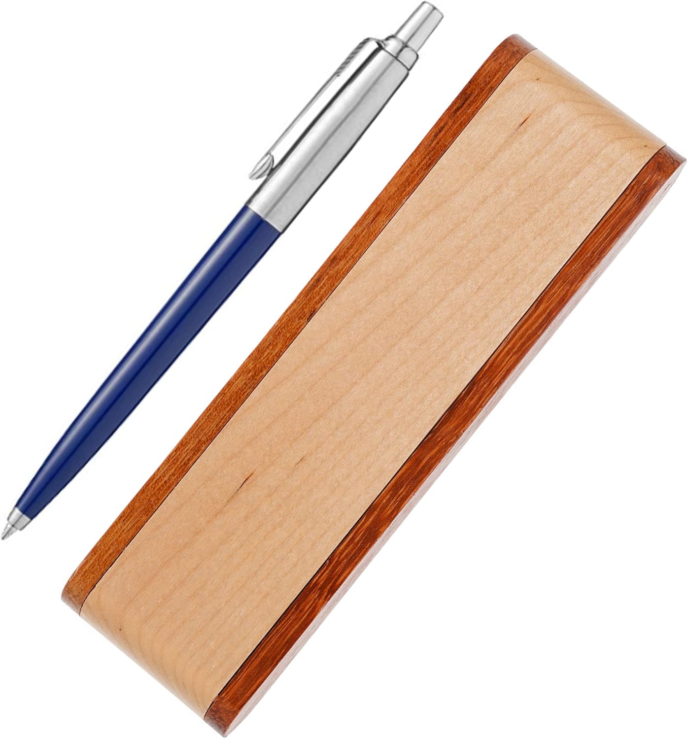 Personalised Engraved Premium Parker Jotter Stainless Steel Ballpoint Pen With Blue Ink In A - Foto 9