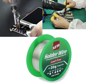 Lead Free Soldering Wire, Tin Wire for Soldering 0.5 mm 20 g