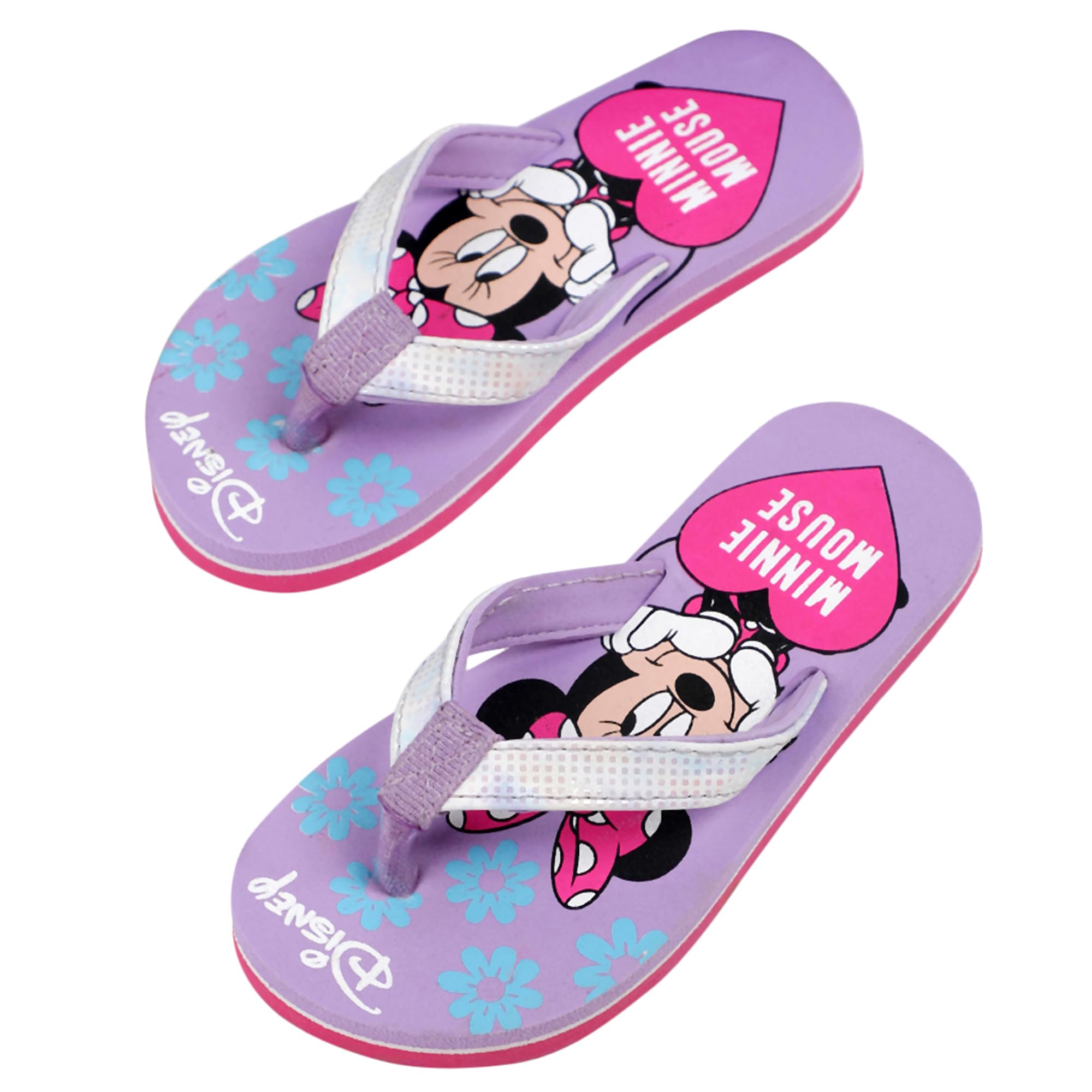 Kidsville Kids Girls Minnie Printed Purple Flip-Flops (B0D3F2TFNV) Amazon Price History, Amazon Price Tracker