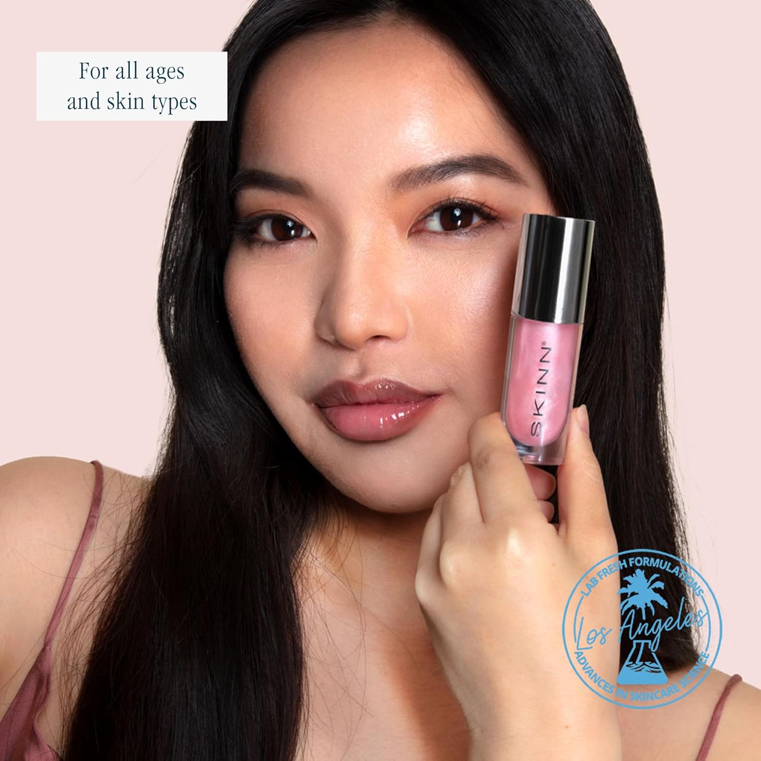 SKINN Dermappeal Exfoliating Facial Scrub & Blush Lip Oil Skincare Bundle