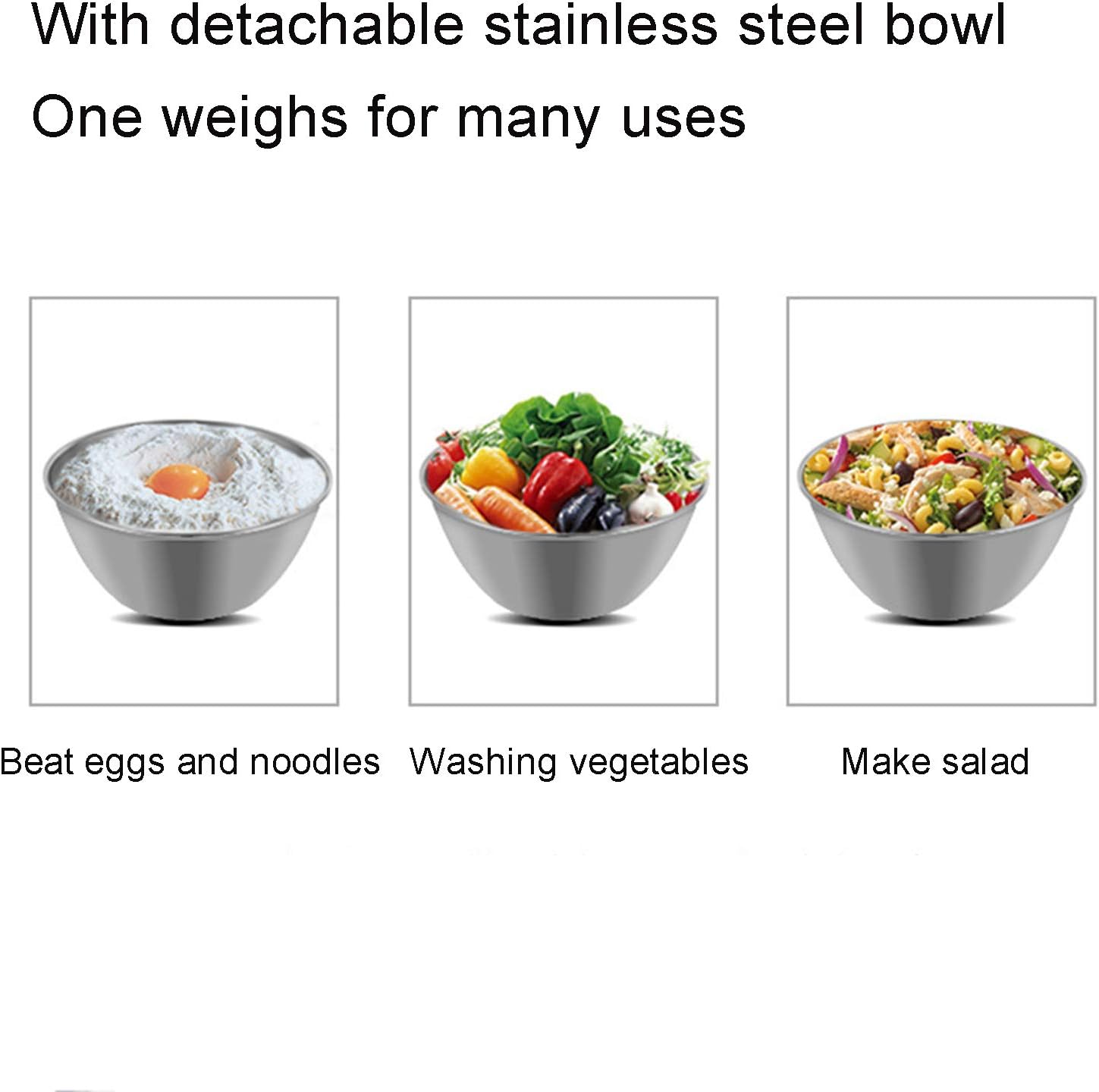 Food Scale with Bowl, 11lb Digital Kitchen Scale Weight Grams and Oz for Cooking Baking, 1g/0.1oz Precise Graduation, Stainless Steel, Accurate Measuring Tools for Baking
