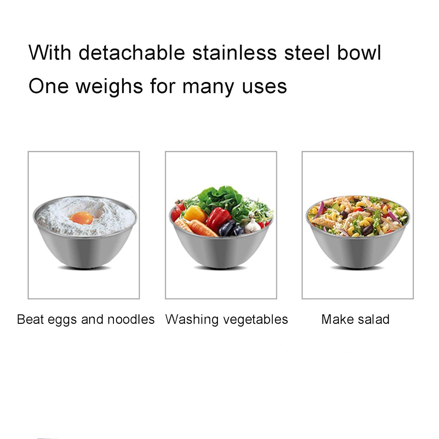 Food Scale with Bowl, 11lb Digital Kitchen Scale Weight Grams and Oz for Cooking Baking, 1g/0.1oz Precise Graduation, Stainless Steel, Accurate Measuring Tools for Baking