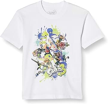Amazon | [スプラトゥーン] Tシャツ 半袖 3 イカ VS タコ キッズ | T