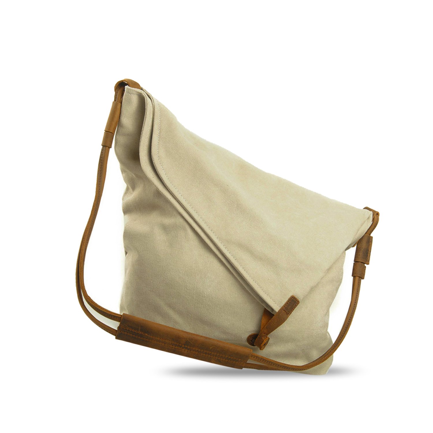 FANDARE Retro Borsa a tracolla Uomo/Donna 13 inch Laptop Business Commuter Crossbody Bag Outdoor Travel Camping Grande Capacit脿 Messenger Bag Traspirante Tela