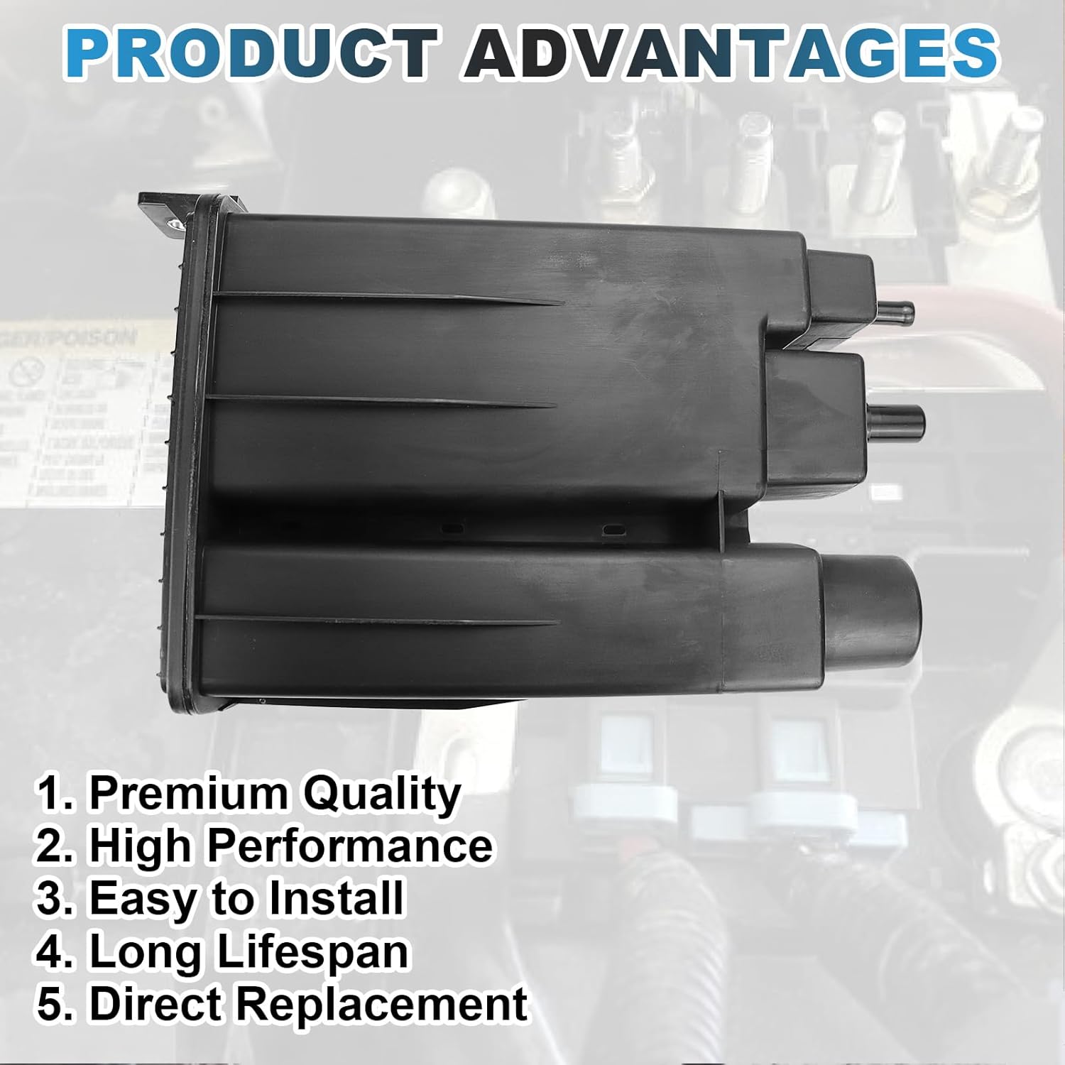 Vapor Canister Compatible with Nissan Altima Maxima Murano NV200 Pathfinder Quest Rogue 2004-2017 Infiniti QX60 JX35 2013-2016 2.0L 2.5L 3.5L L4 V6 Replaces 911-371