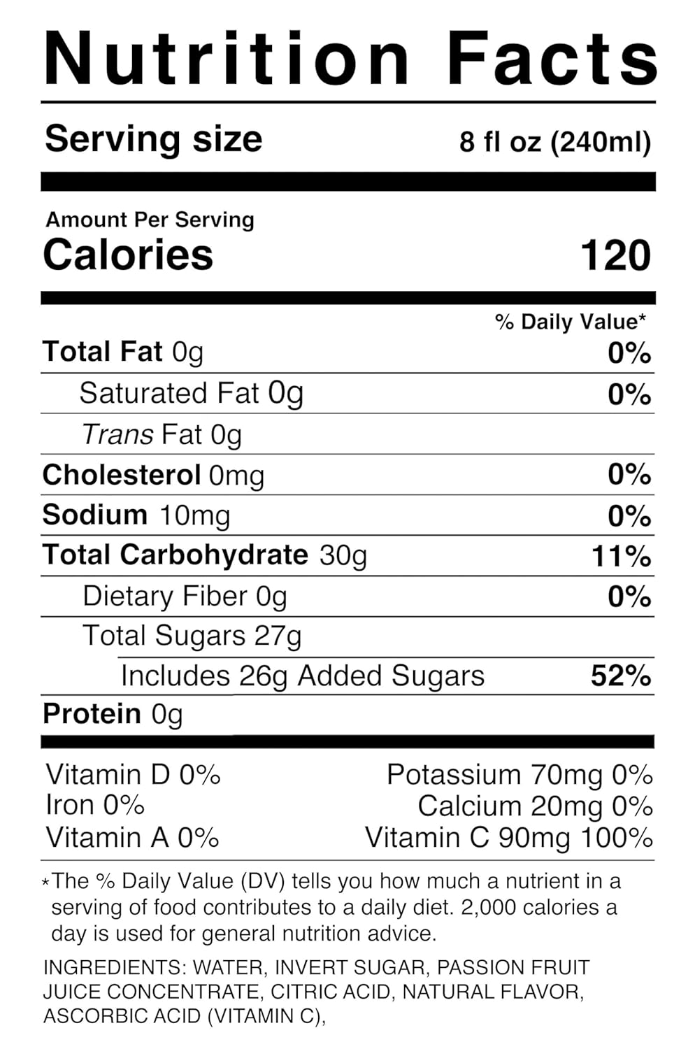 La Fe Passion Fruit Juice – Fresh Passion Fruit Juice Drink, Rich in Vitamin C, Sweet & Refreshing for Kids, Family & On the go, 3-Pack, 33.8 Fl Oz Each