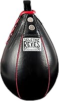 Vista 1 de CLETO REYES Plataforma de cuero de perforación bolsa de velocidad para boxeo, MMA, Muay Thai, equipo de entrenamiento