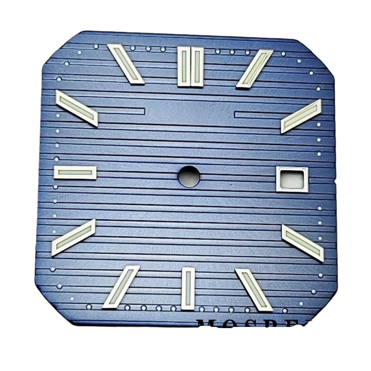 Cadran montre 29mm vert lumineux lisible la nuit pour mouvement DG2813