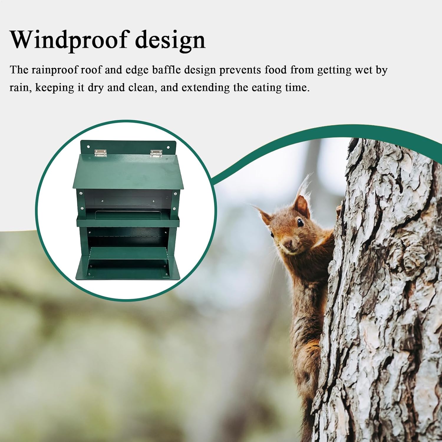 Squirrel Feeder Table,Metal Dispensing Holder - Squirrel Corn Cob Dispenser,for Garden Yard Lawn Courtyard Park Farmhouse Field Deck Terrace