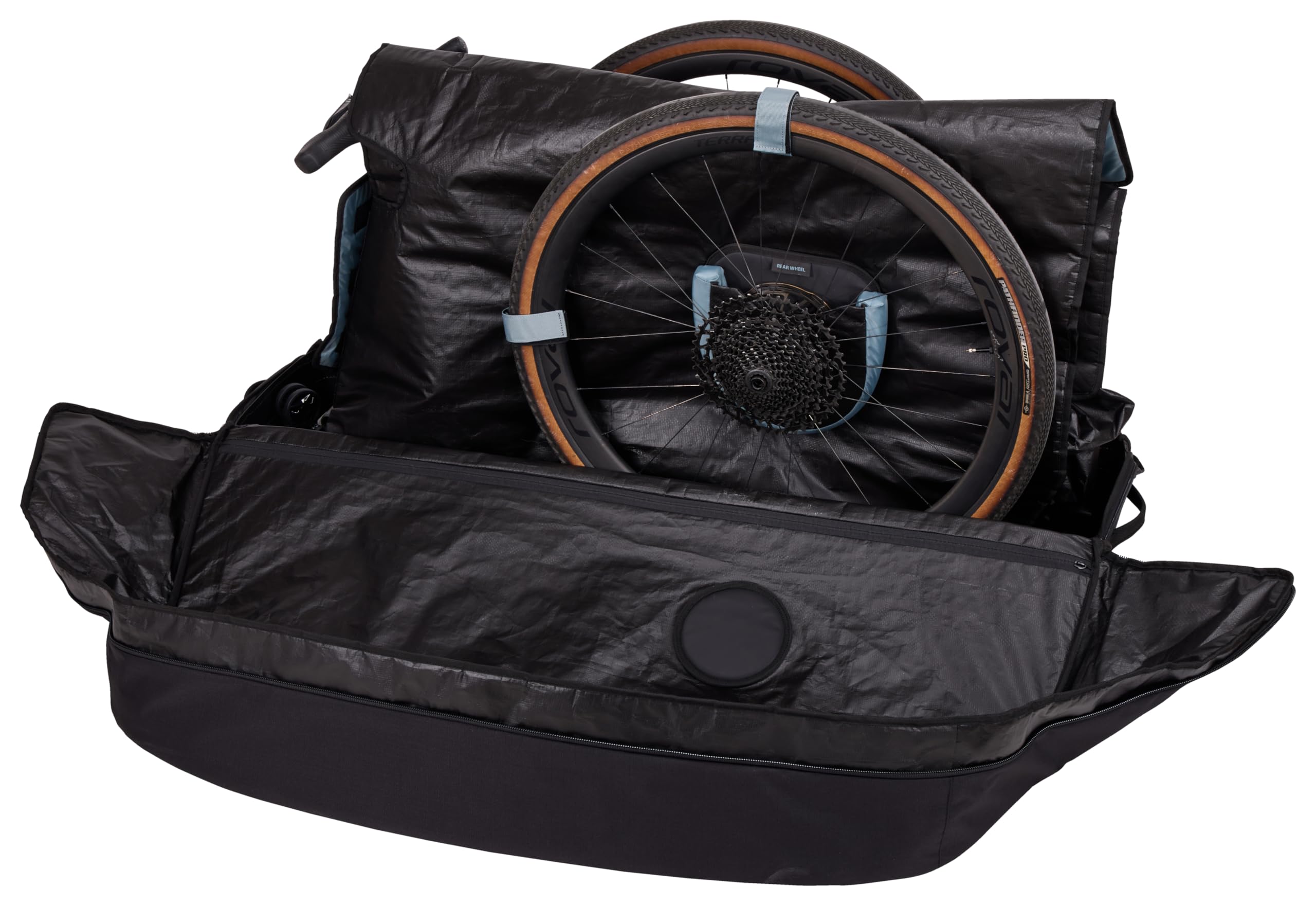 Thule Roundtrip Custodia Per Il Trasporto Di Biciclette Da Strada Black, One-Size