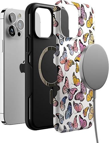 Miniatura 1096 de Casely Funda para iPhone 13 Pro Max Jardín dorado Floral de girasol amarillo Compatible con MagSafe Diseño protector audaz Jardín Dorado