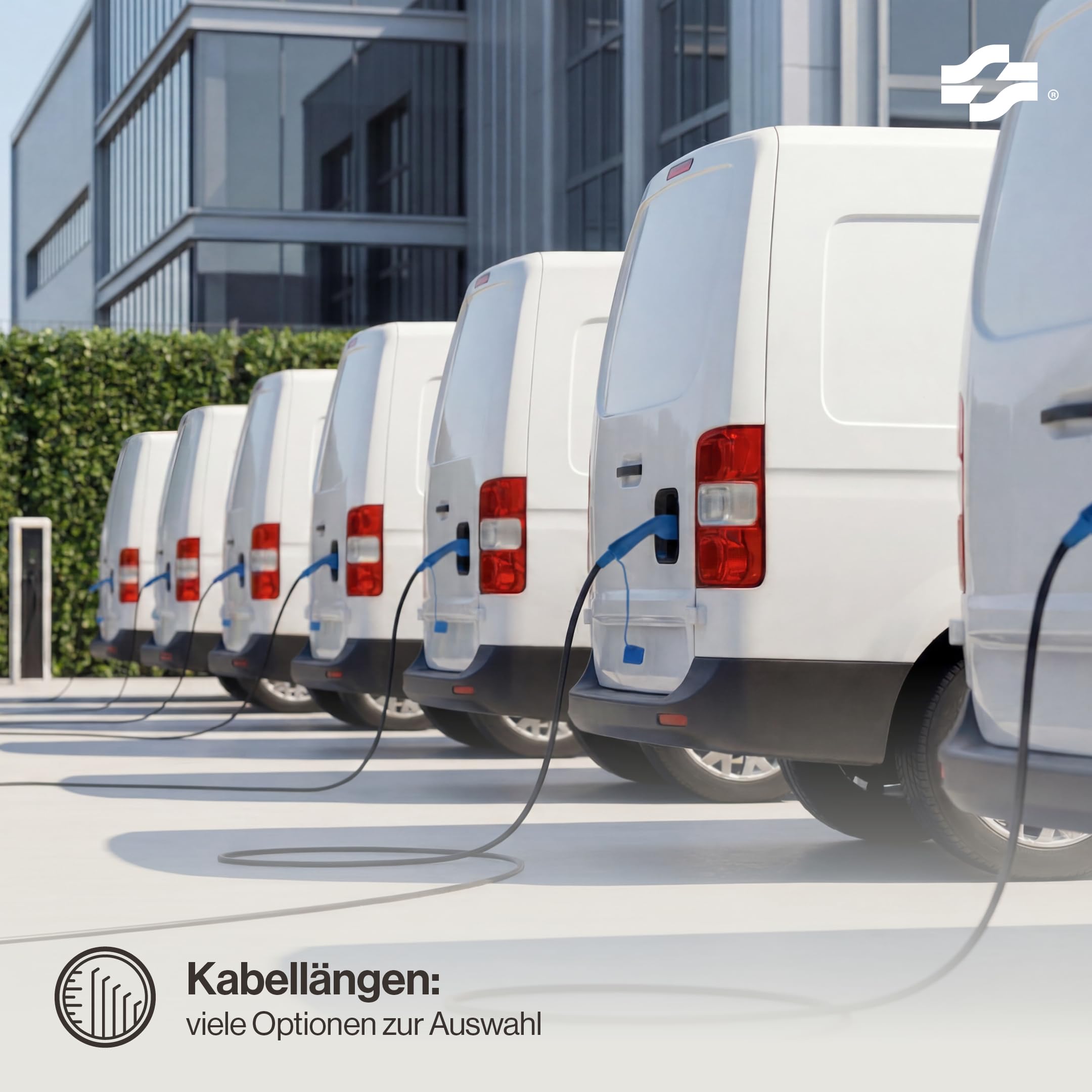 Voldt Ladekabel Typ 2 11 kW 16 A dreiphasig für Elektroautos EV PHEV, Typ 2 zu Typ 2 Modus 3, Geeignet für Modelle S/X/Y/3, ID.4, E-Tron, e-208, I4, IX1, Zoe, etc. Schutzklasse IP67