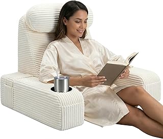 Reading Pillow with Cup Holder