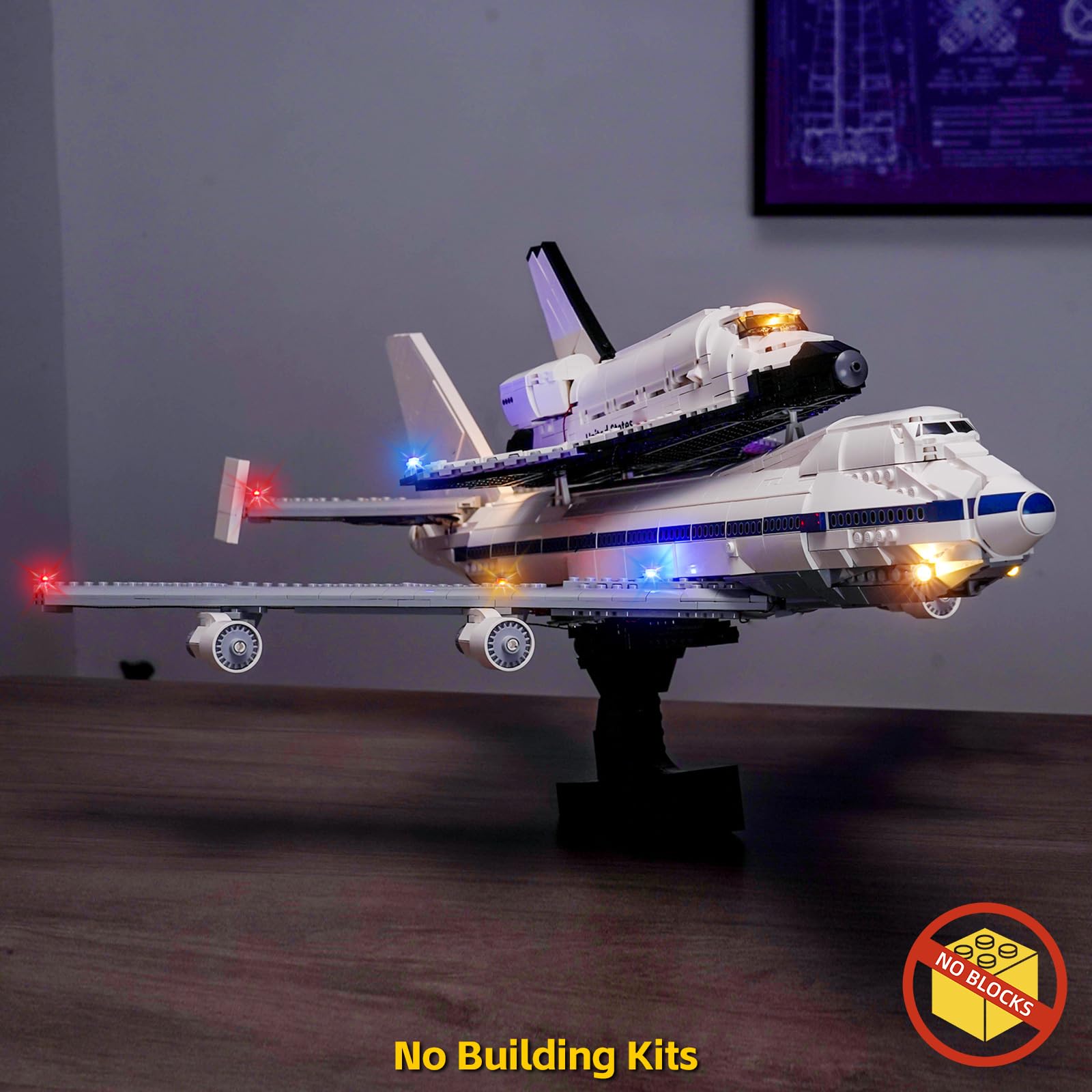 Light Kit Compatible with Lego Shuttle Carrier Aircraft 10360 (No Model) - Image 3