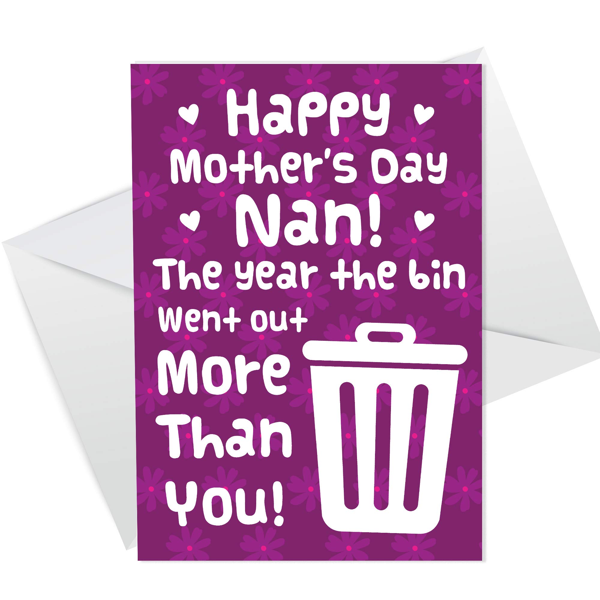 Funny Lockdown Mothers Day Card For Nan Novelty Card For Her A6 Card