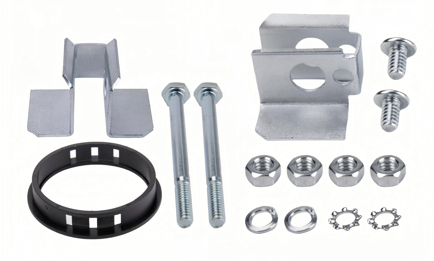 Padlock Hardware Kit with O-Rings, Clips, Nuts, Bolts for Jobox,15 Pcs