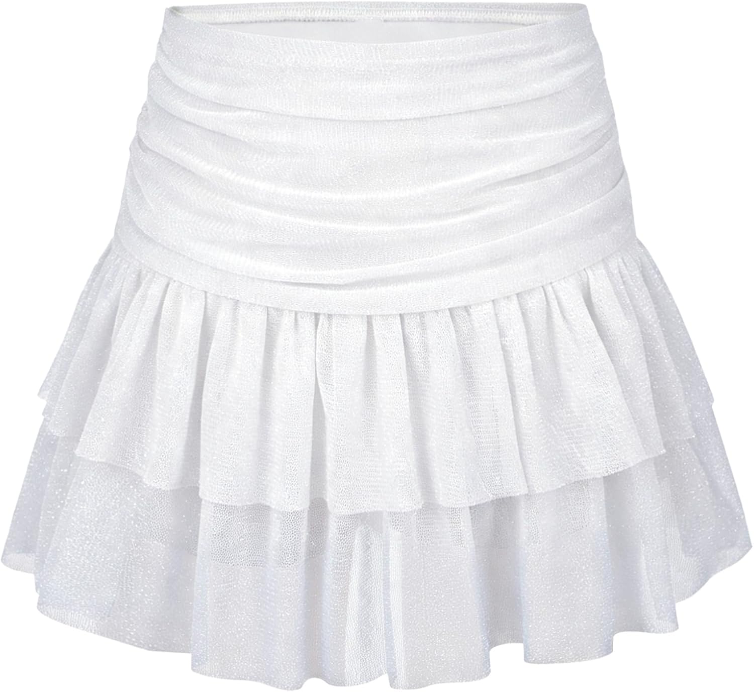 JanJean Girls Flared Skorts Y2k Ruffled Skirts Skorts Skirts