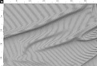 Vista 2 de Spoonflower Tela - Rayas blancas y negras a rayas de rayas impresas en tela Minky Fat Quarter - Coser mantas de bebé edredón forro felpa