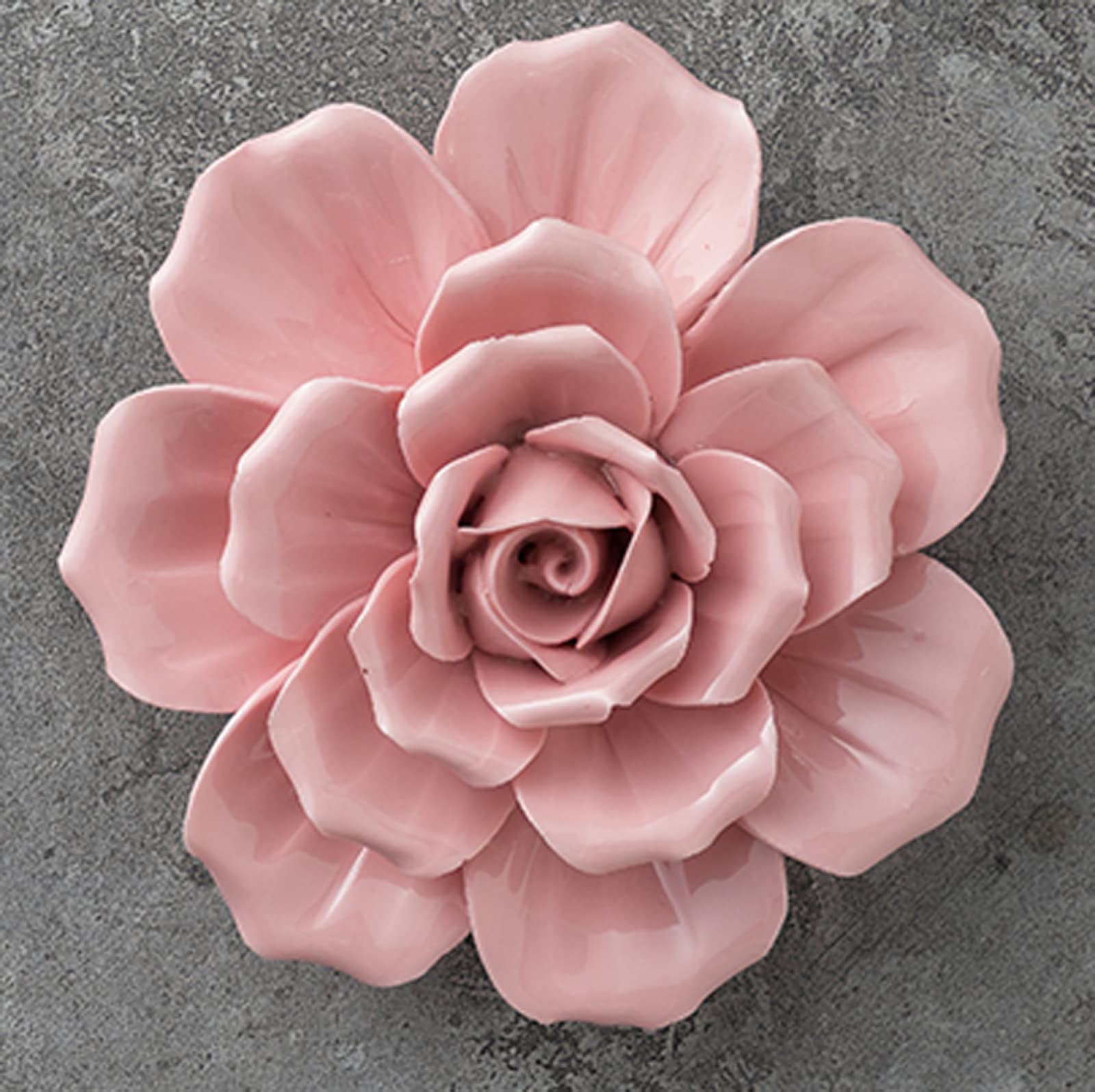 Keramische bloemenmuurkunst, 3D-bloemensculptuur for aan Keramische bloemenmuurkunst, 3D-bloemensculptuur for aan