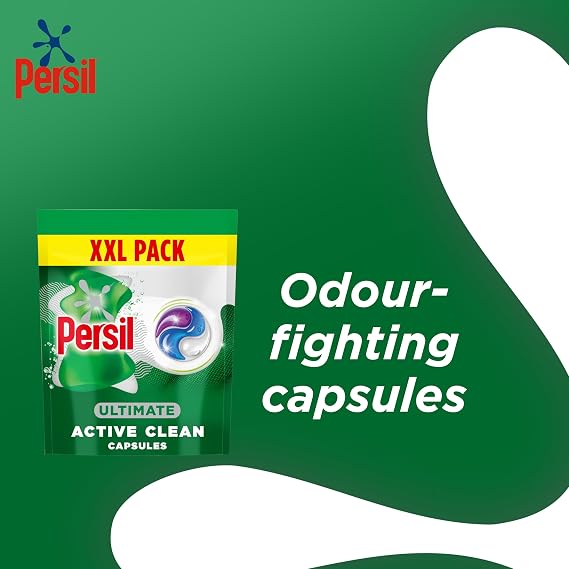 Persil Ultimate Active Clean Washing Capsules our best odour-fighting for 14 days of freshness 44 washes