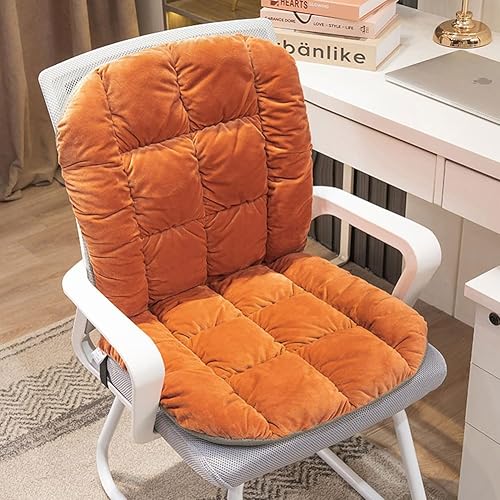 Vista 9 de Cojín para Silla de Escritorio Antideslizante Cojín de Asiento Mecedora Almohadilla para Silla de Oficina Cojín de Asiento de Dormitorio con Soporte