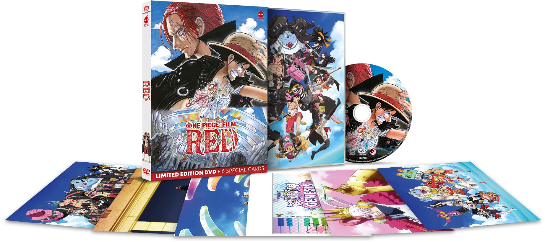 One Piece Film: Red (Limited Edition DVD + 6 cards) : Amazon.com