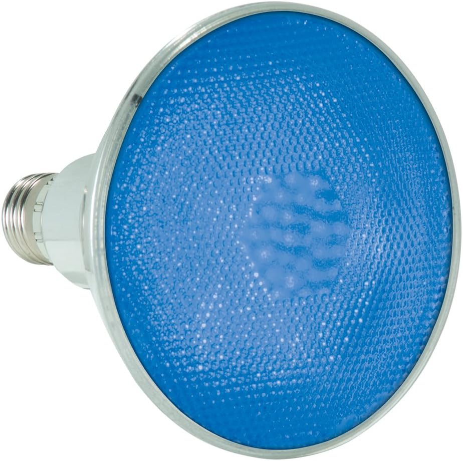 Lamplite LL-Par38LEDB Blue LED Flood Lamp Medium Screw Base